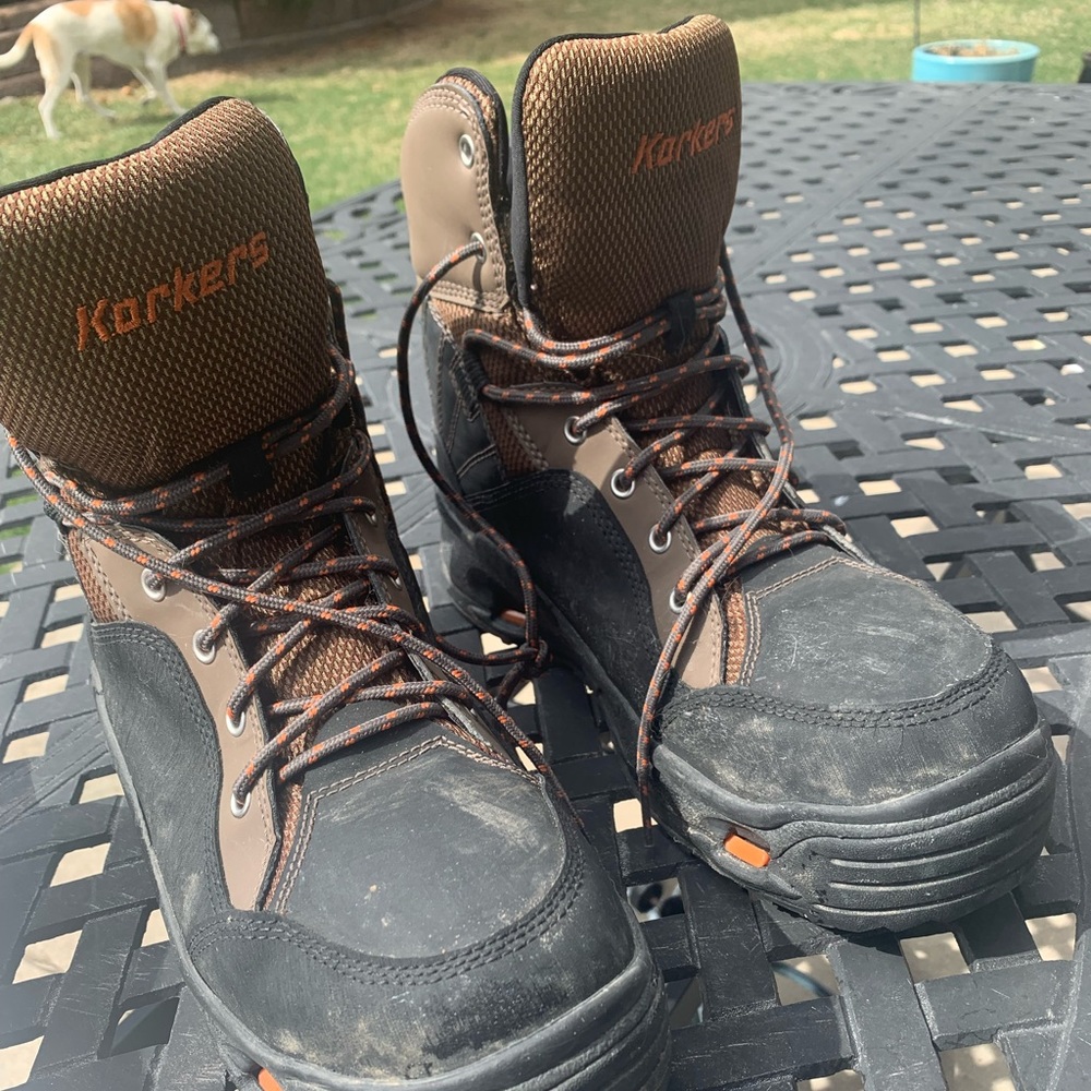 Korkers brand wading boots